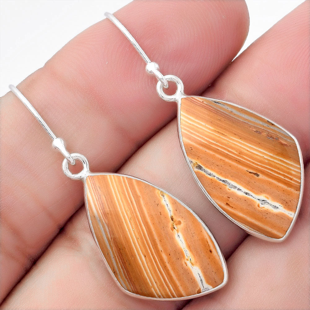 Natural Snake Skin Jasper Earrings E-1001 SDE56696