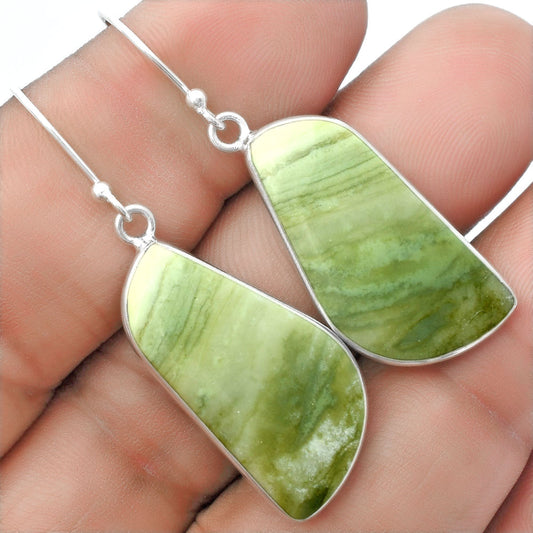 Natural Serpentine Earrings E-1001 SDE57398