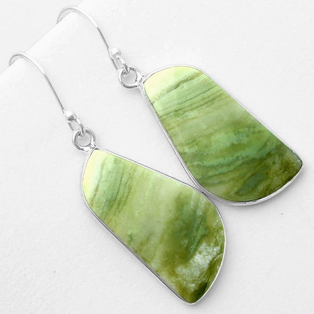 Natural Serpentine Earrings E-1001 SDE57398