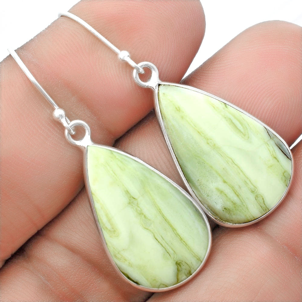 Natural Serpentine Earrings E-1001 SDE57402
