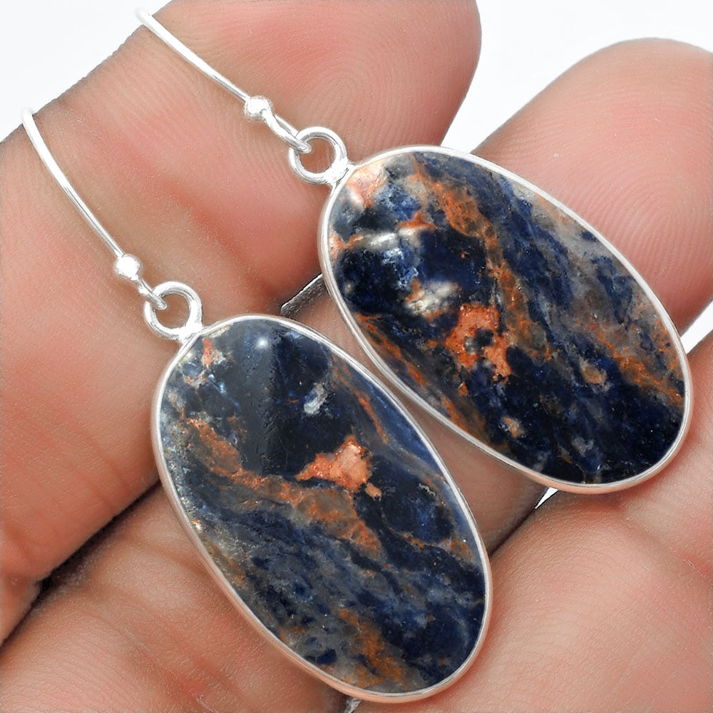 Natural Sodalite Earrings E-1001 SDE57518