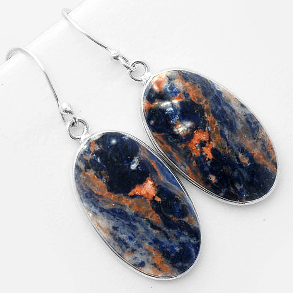 Natural Sodalite Earrings E-1001 SDE57518