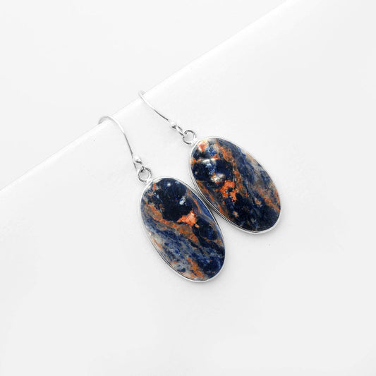 Natural Sodalite Earrings E-1001 SDE57518