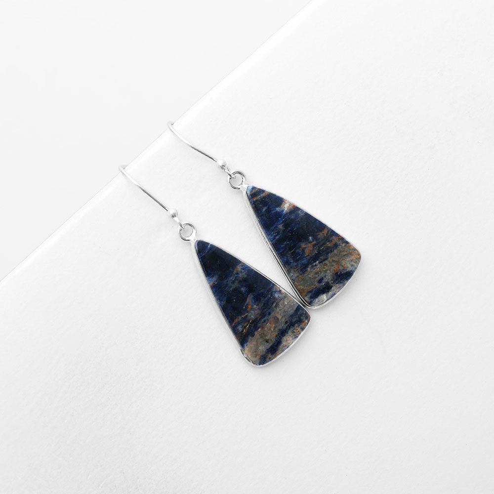 Natural Sodalite Earrings E-1001 SDE57522