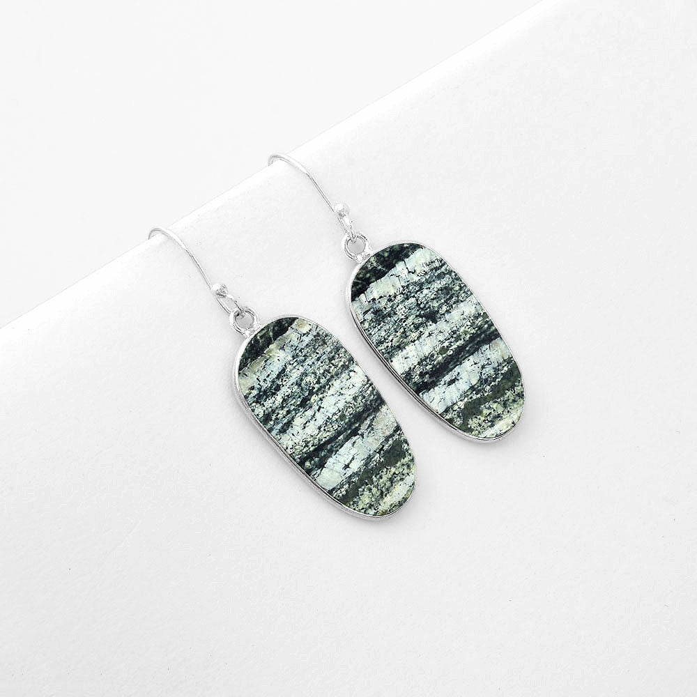 Natural Chrysotile Earrings E-1001 SDE57737