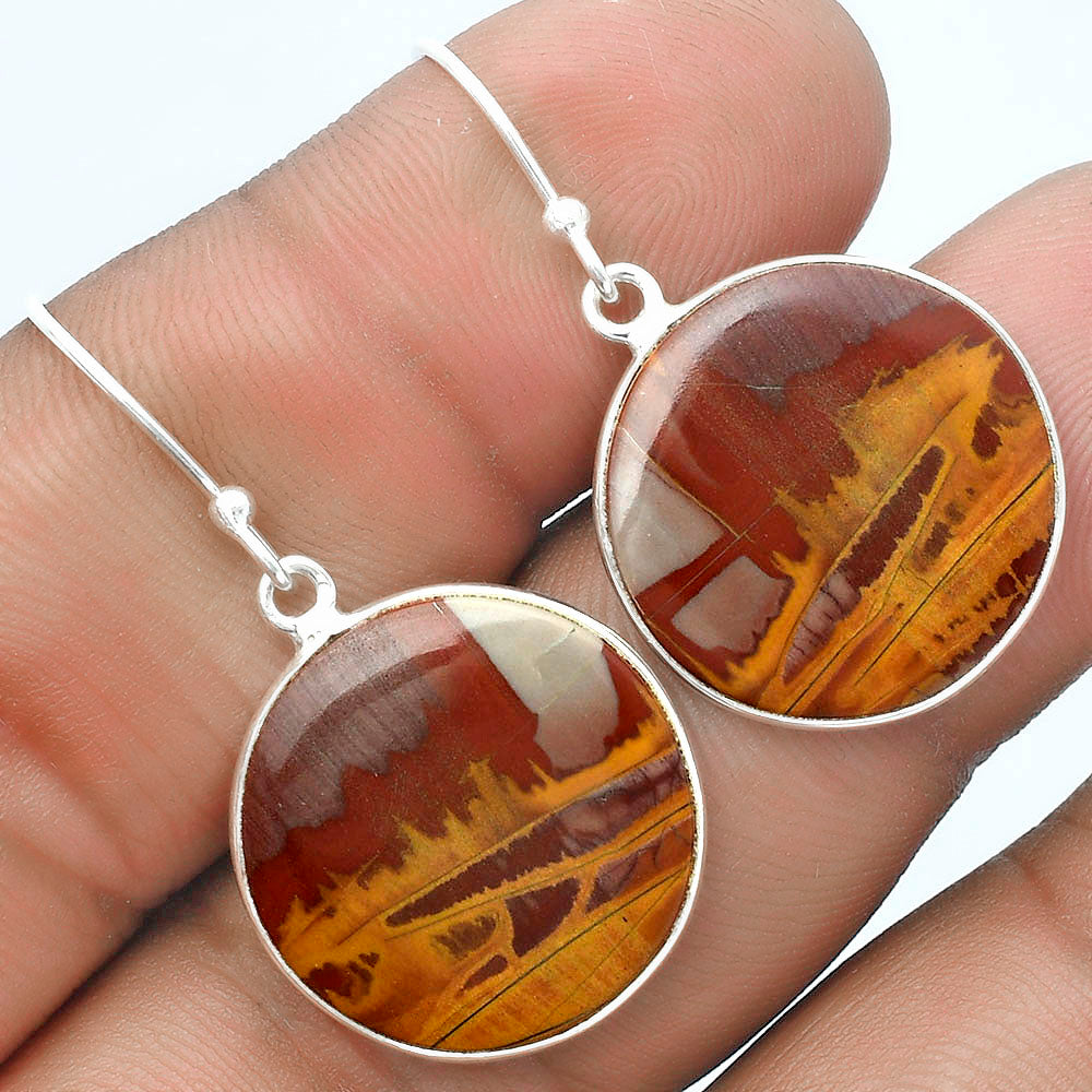 Natural Noreena Jasper Earrings E-1001 SDE58367