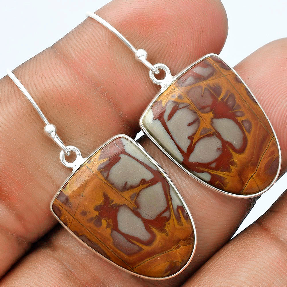 Natural Noreena Jasper Earrings E-1001 SDE58416