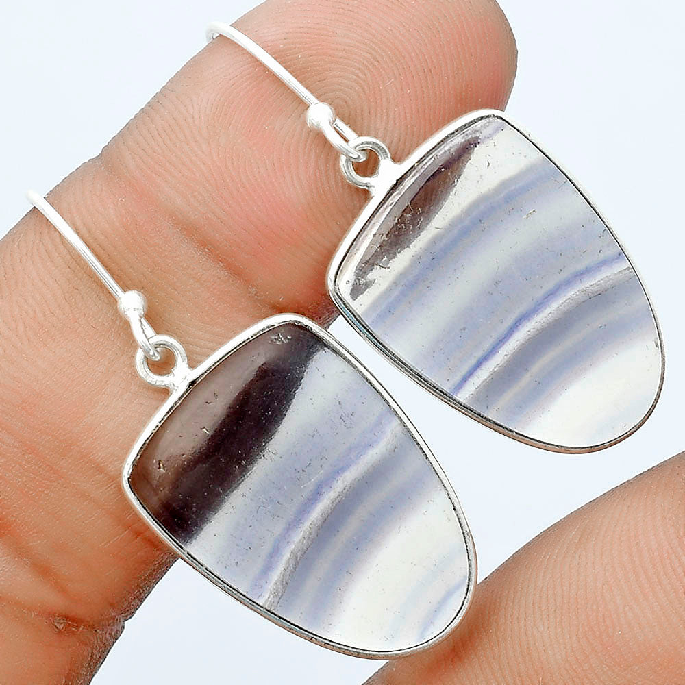 Natural Multi Fluorite Earrings E-1001 SDE58418
