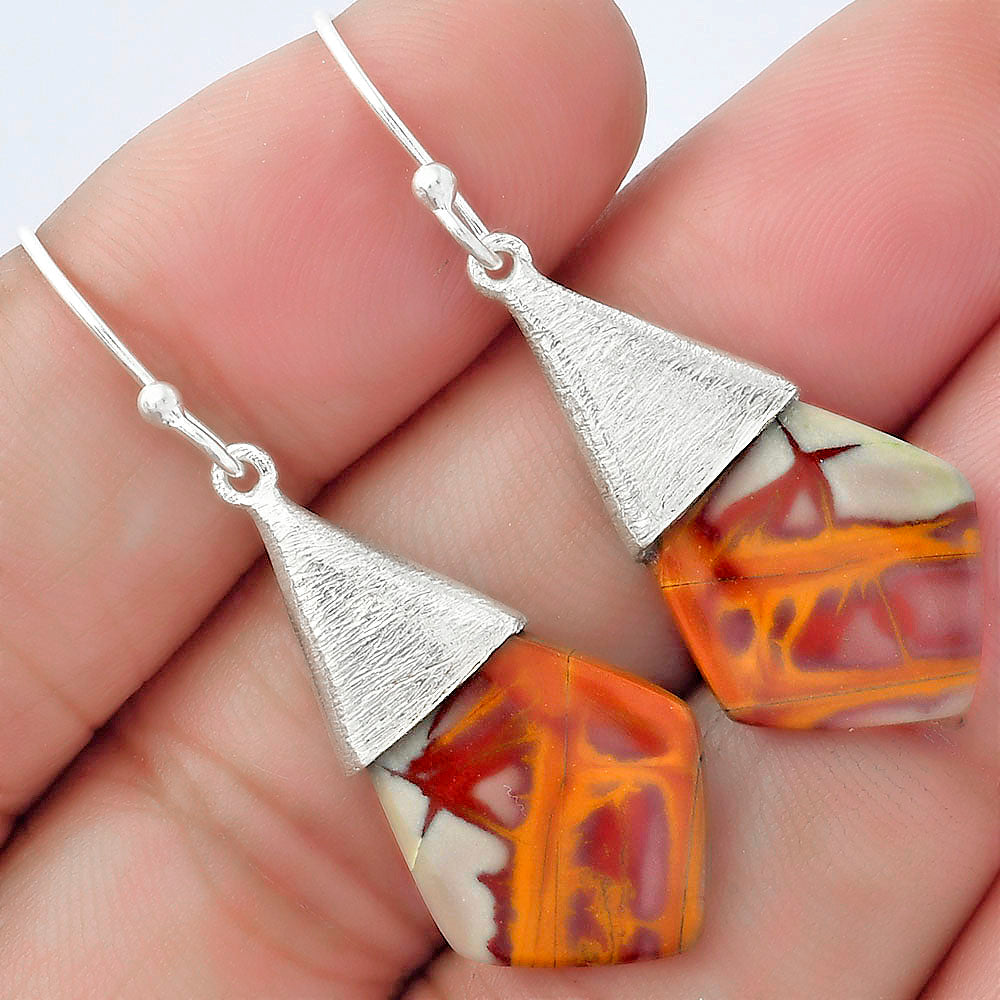 Natural Noreena Jasper Earrings E-1083 SDE58869