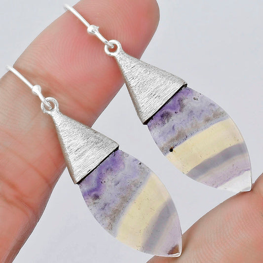 Natural Multi Fluorite Earrings E-1083 SDE58879