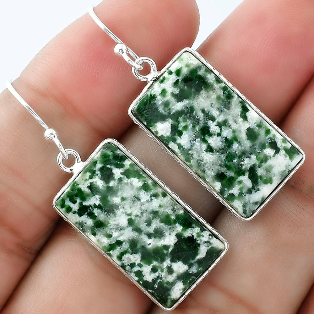 Natural Dioptase Earrings E-1001 SDE59002