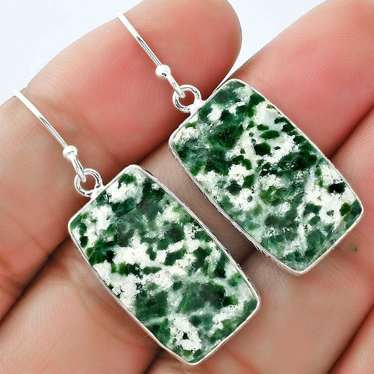 Natural Dioptase Earrings E-1001 SDE59114