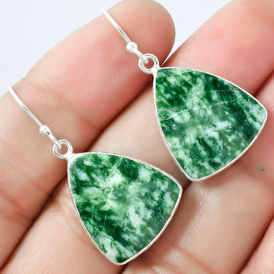 Natural Dioptase Earrings E-1001 SDE59357