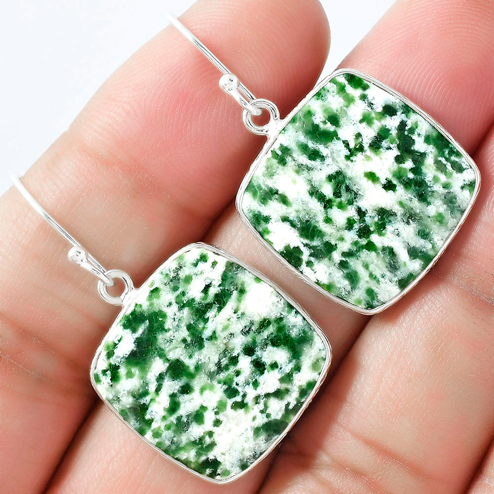 Natural Dioptase Earrings E-1001 SDE59402