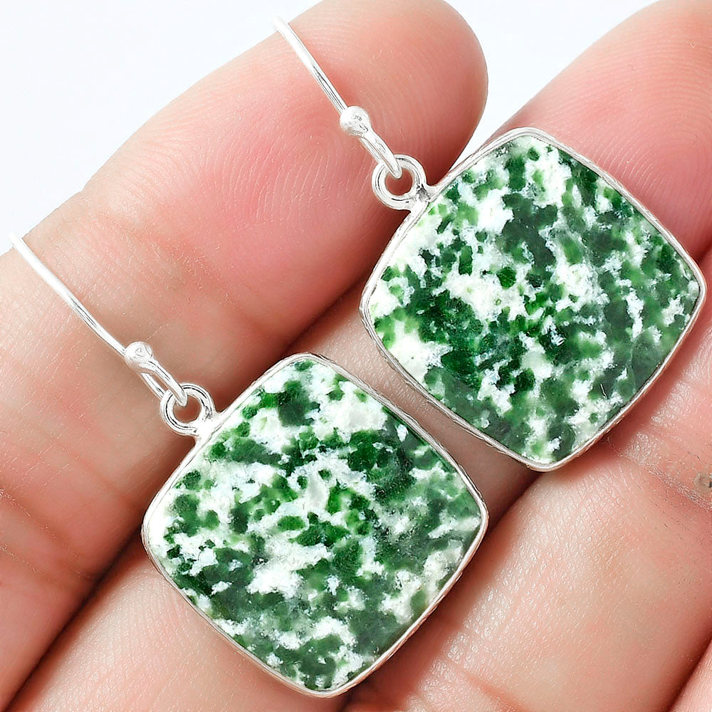 Natural Dioptase Earrings E-1001 SDE59426