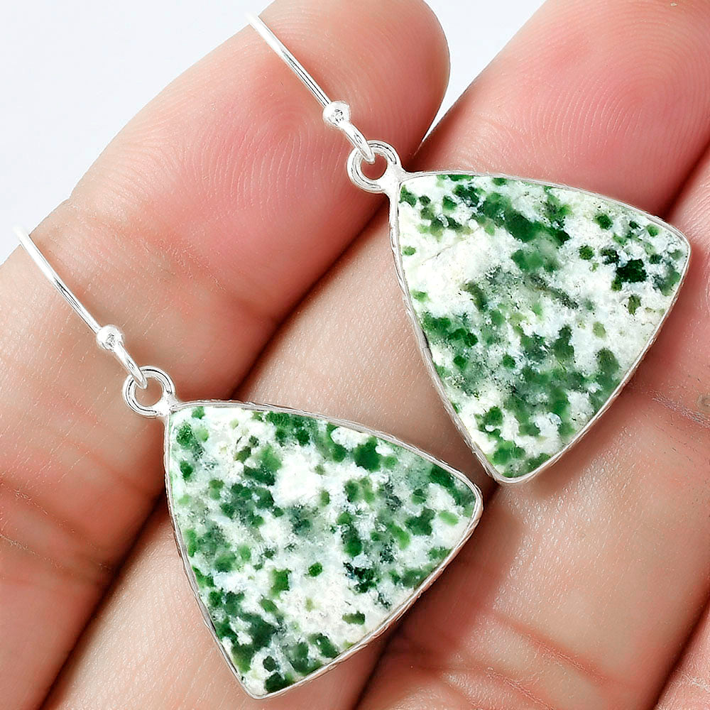 Natural Dioptase Earrings E-1001 SDE59437