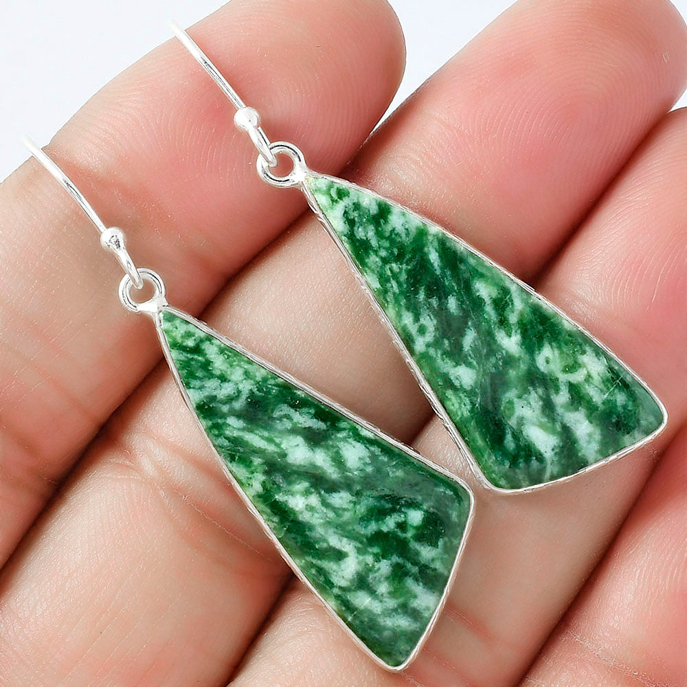 Natural Dioptase Earrings E-1001 SDE59464