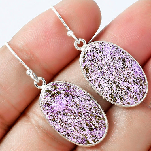 Natural Purpurite - South Africa Earrings E-1001 SDE59465