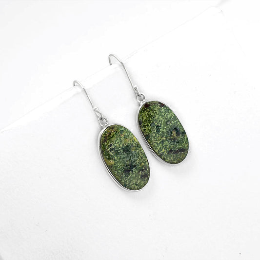 Dragon Blood Stone - South Africa Earrings E-1001 SDE61387