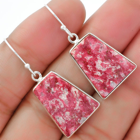 Natural Pink Thulite - Norway Earrings E-1001 SDE61886