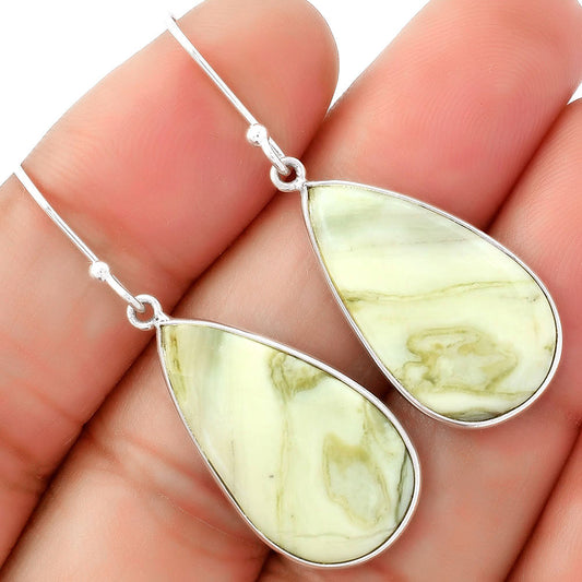 Natural Serpentine Earrings E-1001 SDE62480