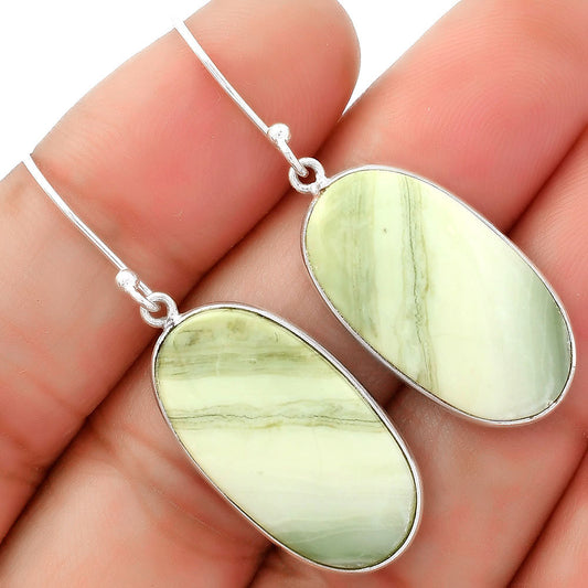 Natural Serpentine Earrings E-1001 SDE62481