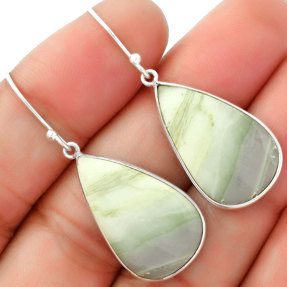 Natural Serpentine Earrings E-1001 SDE62482