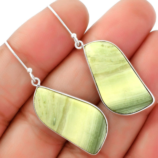 Natural Serpentine Earrings E-1001 SDE62484