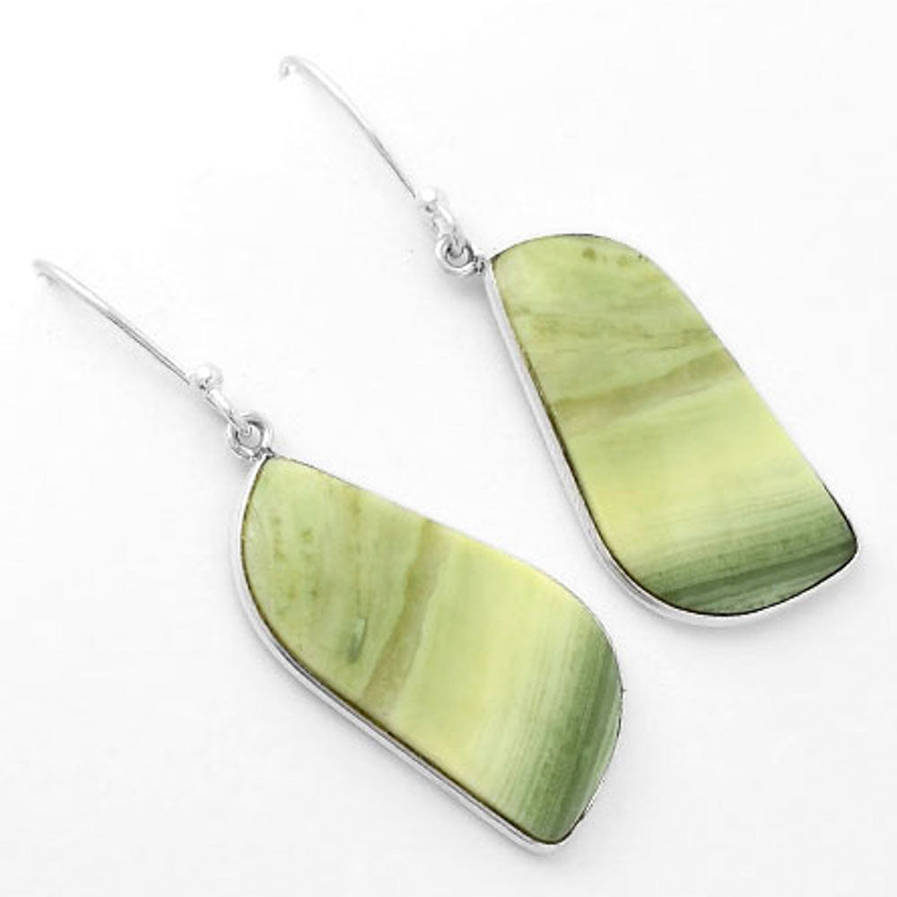 Natural Serpentine Earrings E-1001 SDE62484
