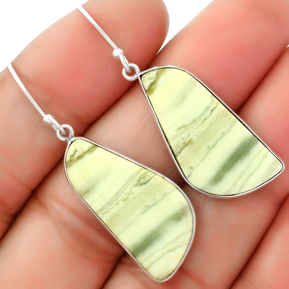 Natural Serpentine Earrings E-1001 SDE62498