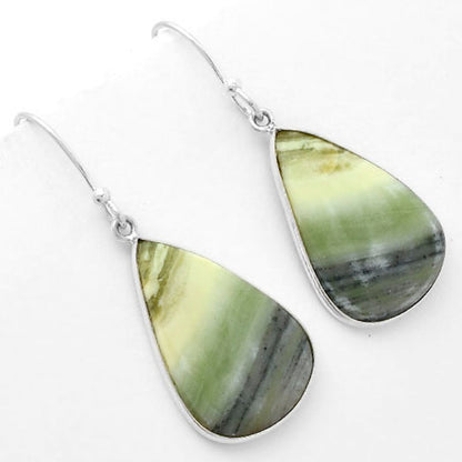 Natural Serpentine Earrings E-1001 SDE62502