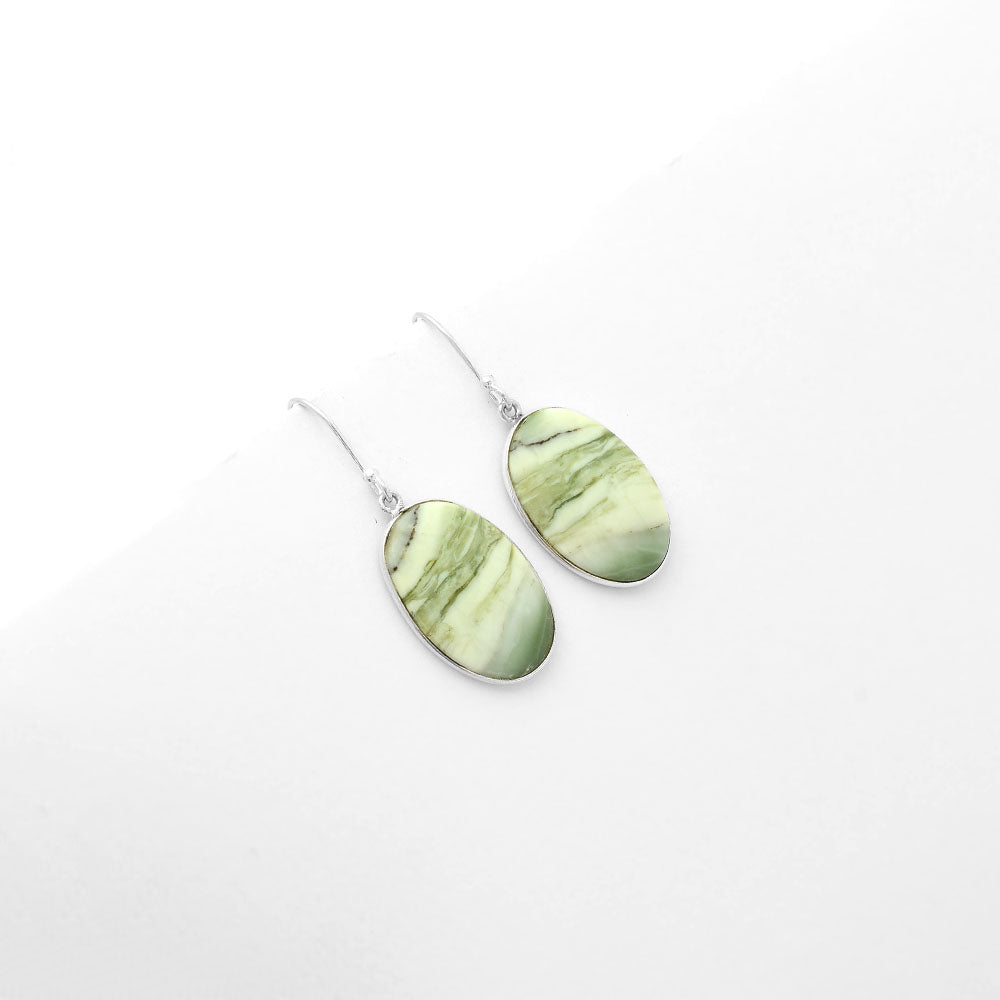 Natural Serpentine Earrings E-1001 SDE62505