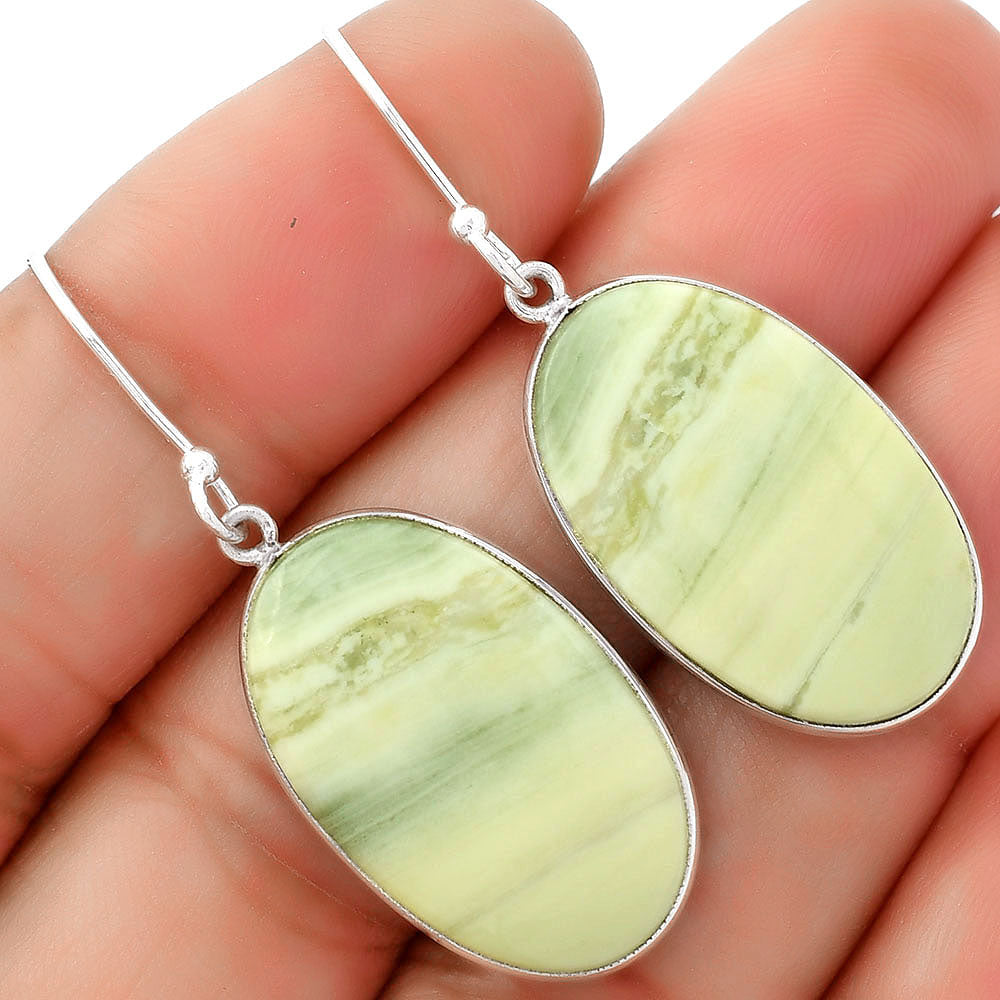 Natural Serpentine Earrings E-1001 SDE62509