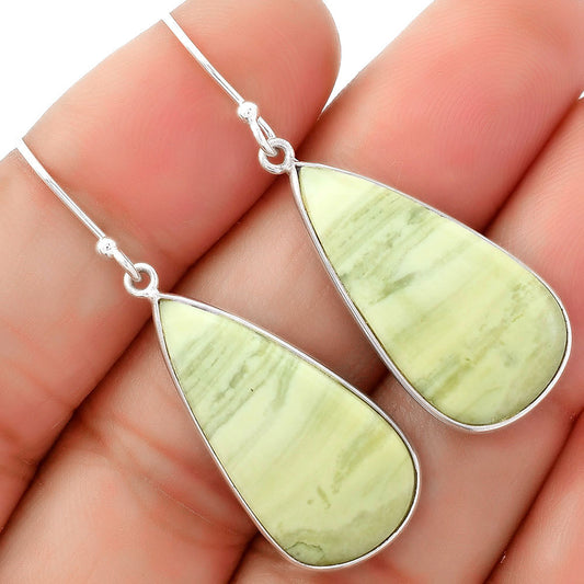 Natural Serpentine Earrings E-1001 SDE62511