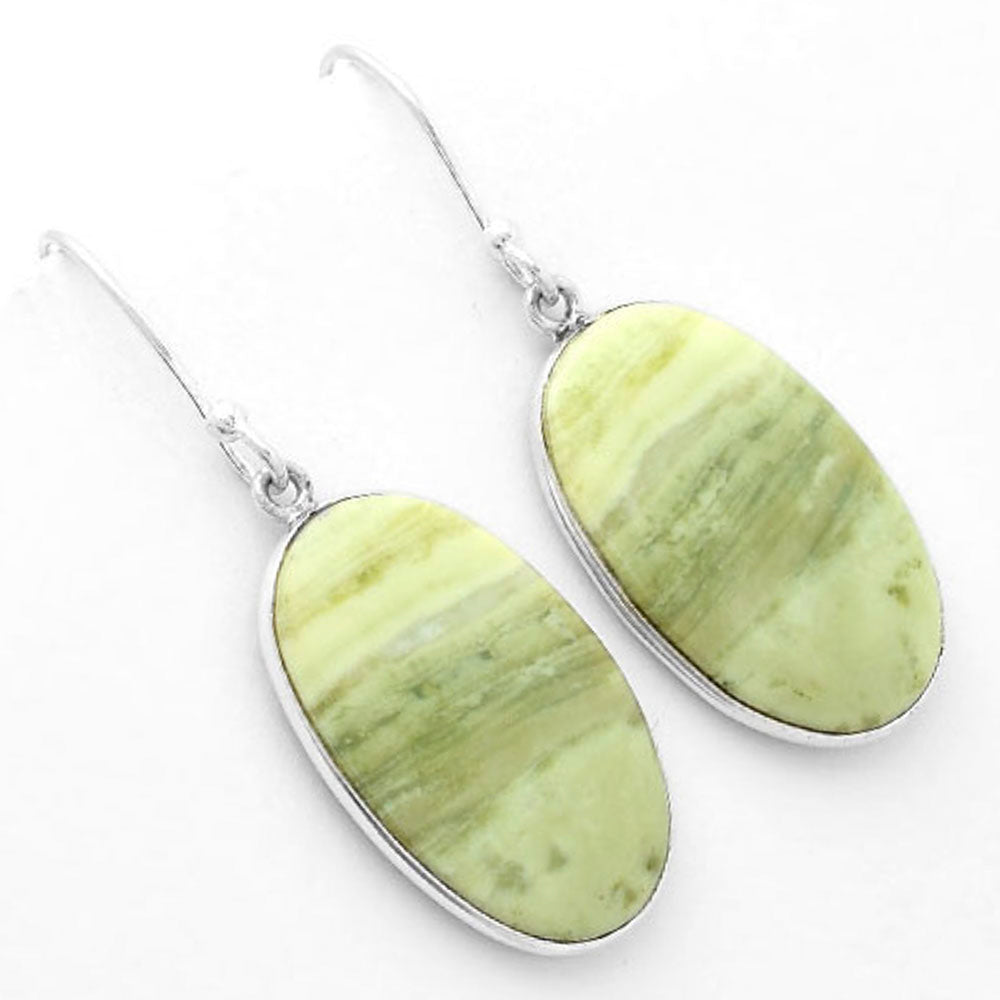 Natural Serpentine Earrings E-1001 SDE62512