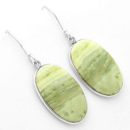 Natural Serpentine Earrings E-1001 SDE62512