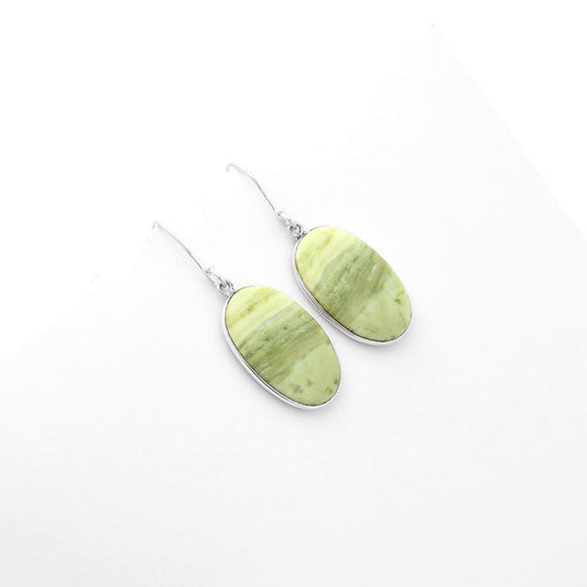 Natural Serpentine Earrings E-1001 SDE62512
