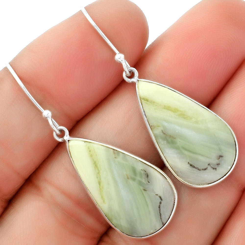 Natural Serpentine Earrings E-1001 SDE62513