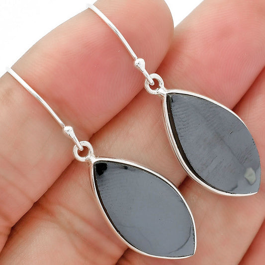 Natural Gunmetal Earrings E-1001 SDE63081