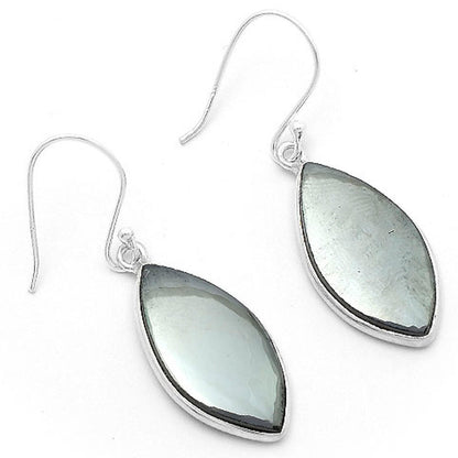 Natural Gunmetal Earrings E-1001 SDE63081