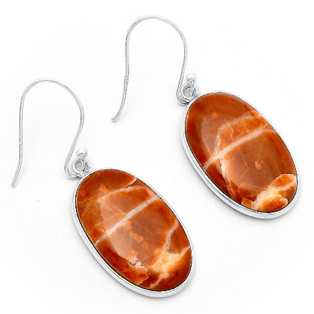 Natural Red Mookaite Earrings E-1001 SDE63085