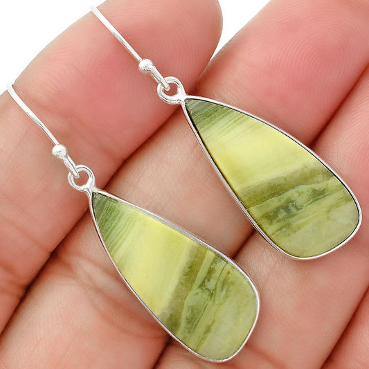 Natural Serpentine Earrings E-1001 SDE63191
