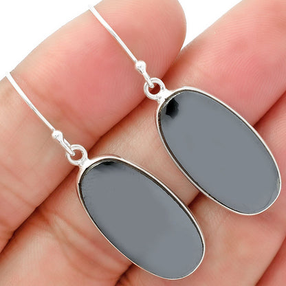 Natural Gunmetal Earrings E-1001 SDE63220