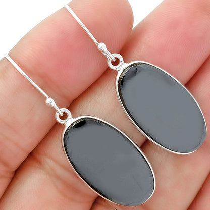 Natural Gunmetal Earrings E-1001 SDE63224