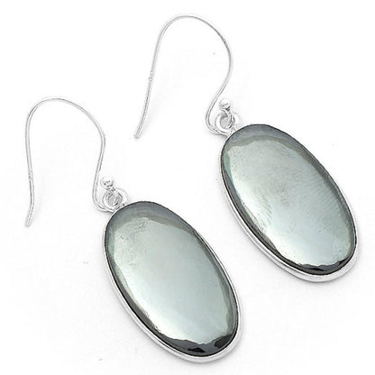 Natural Gunmetal Earrings E-1001 SDE63224