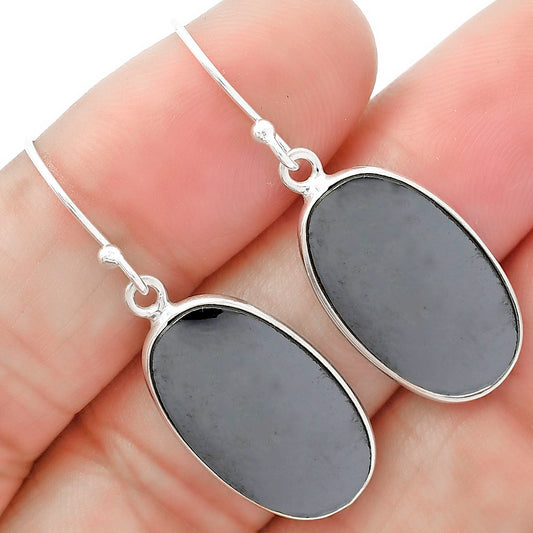 Natural Gunmetal Earrings E-1001 SDE63241
