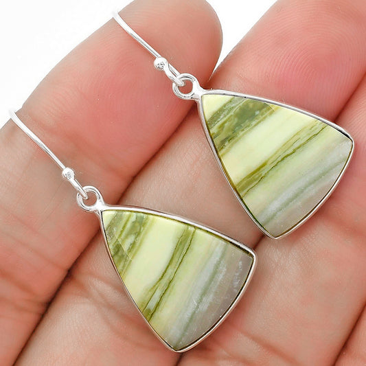 Natural Serpentine Earrings E-1001 SDE63306