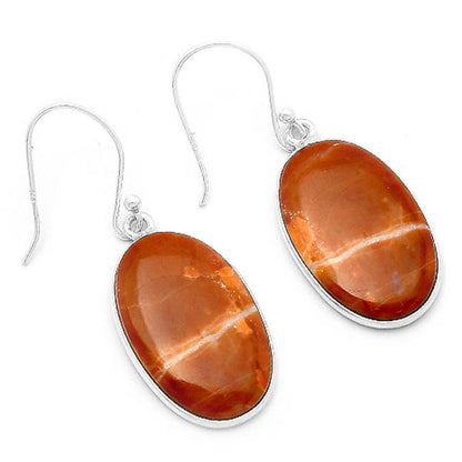 Natural Red Mookaite Earrings E-1001 SDE63344
