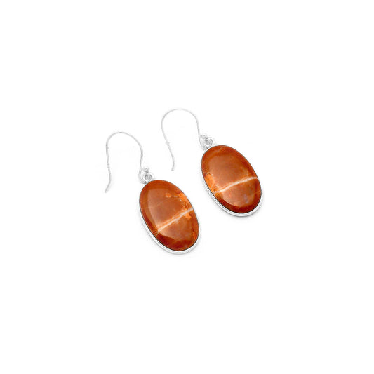 Natural Red Mookaite Earrings E-1001 SDE63344