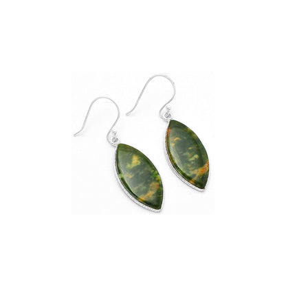 Natural Chrome Chalcedony Earrings E-1001 SDE63483